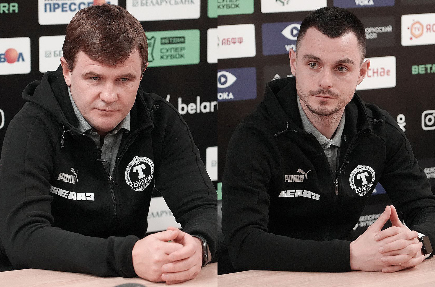 Пресс-конференция Дмитрия Молоша и Кирилла Премудрова перед Суперкубком